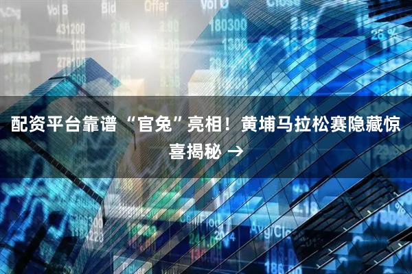 配资平台靠谱 “官兔”亮相！黄埔马拉松赛隐藏惊喜揭秘 →