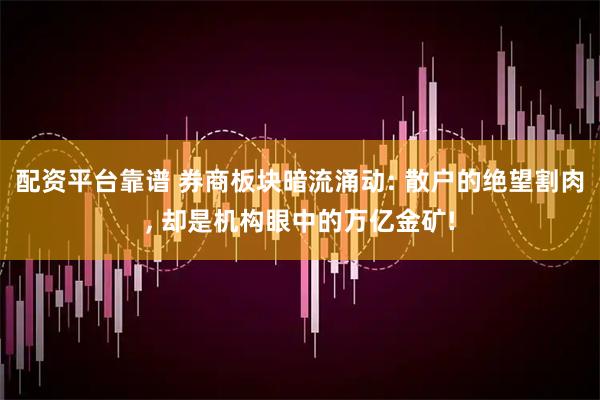 配资平台靠谱 券商板块暗流涌动: 散户的绝望割肉, 却是机构眼中的万亿金矿!