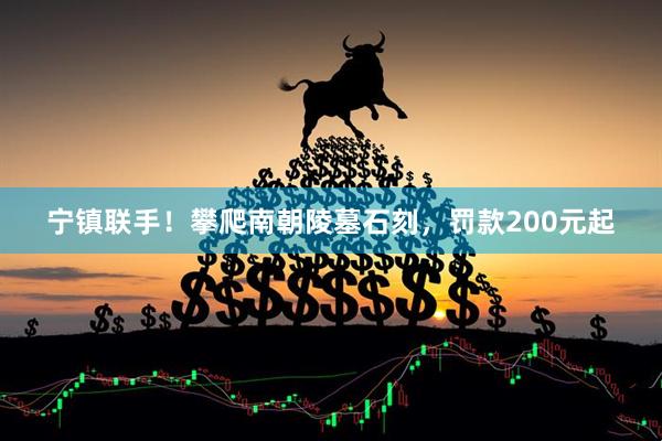 宁镇联手！攀爬南朝陵墓石刻，罚款200元起